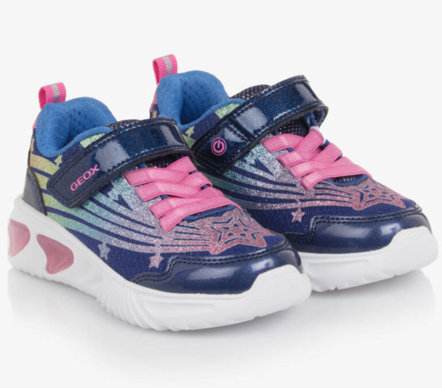 Geox J Assister Girl Light up Trainers