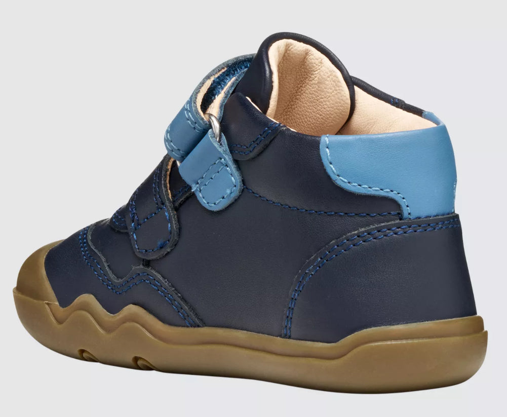 Geox B Steppieup Navy Barefoot Boot