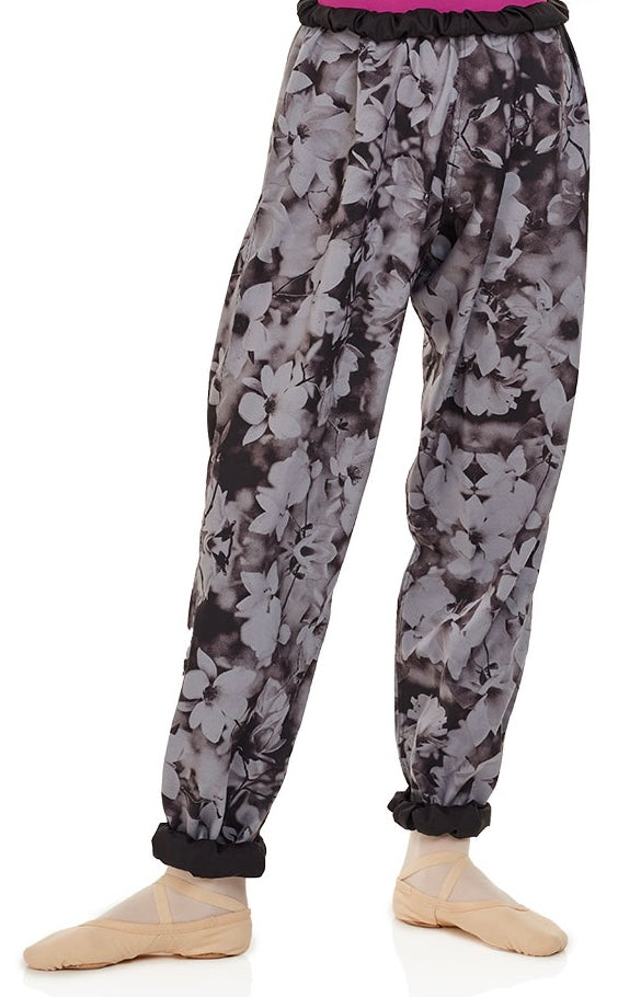 So Danca Ladies Reversible Floral Print Dance Trousers