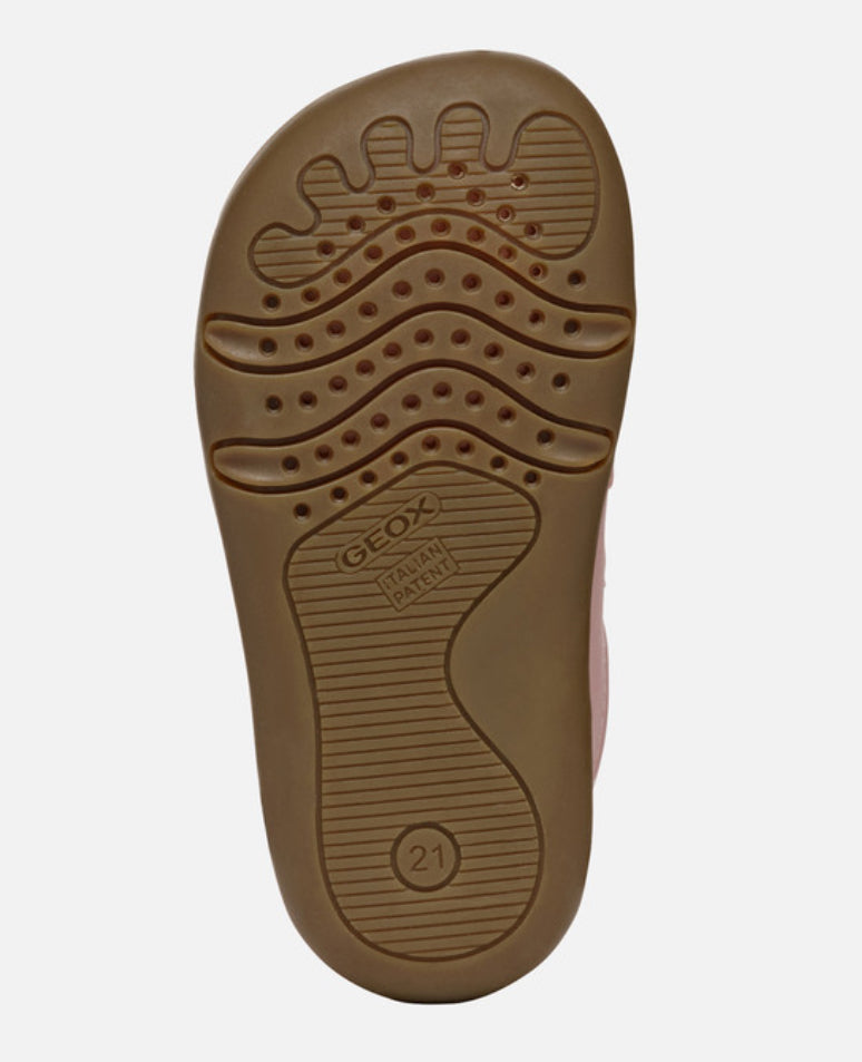 Geox B Steppieup Old Rose Barefoot Shoes