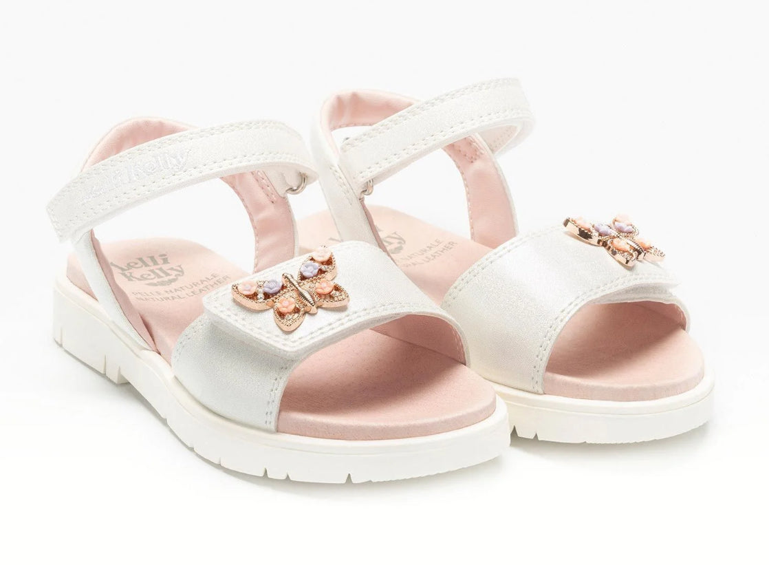 Lelli Kelly White Alice Sandals