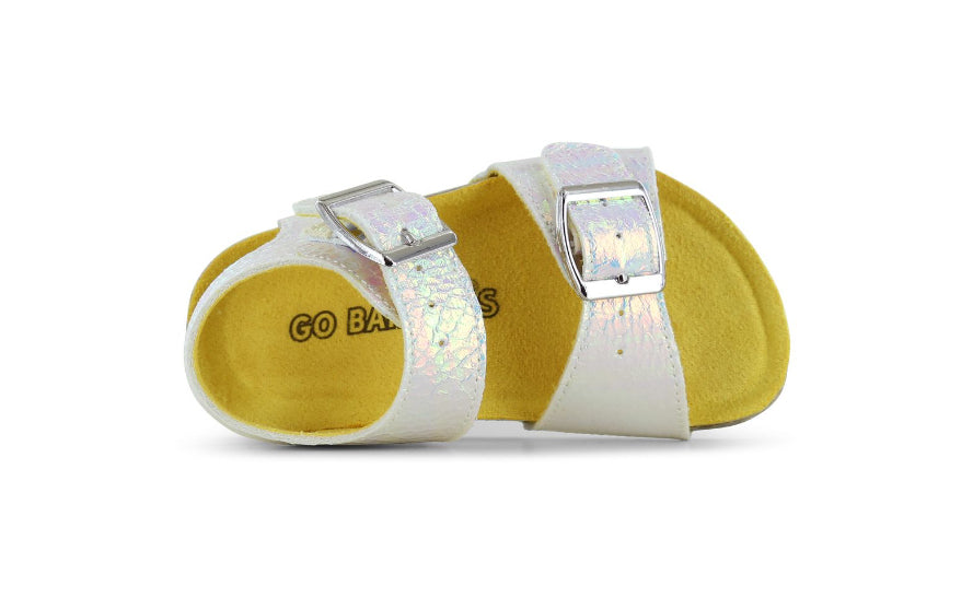Go Banana’s Silver Pearl Sandals