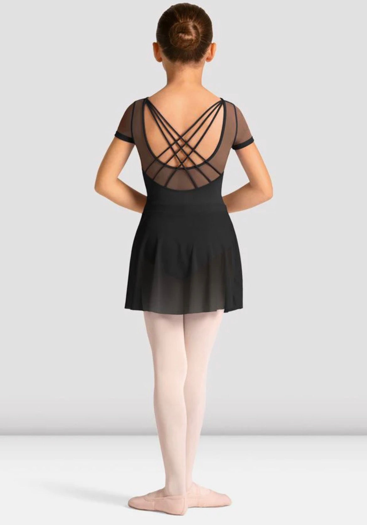 Mirella Girl’s Black Celestia Mesh Skirt