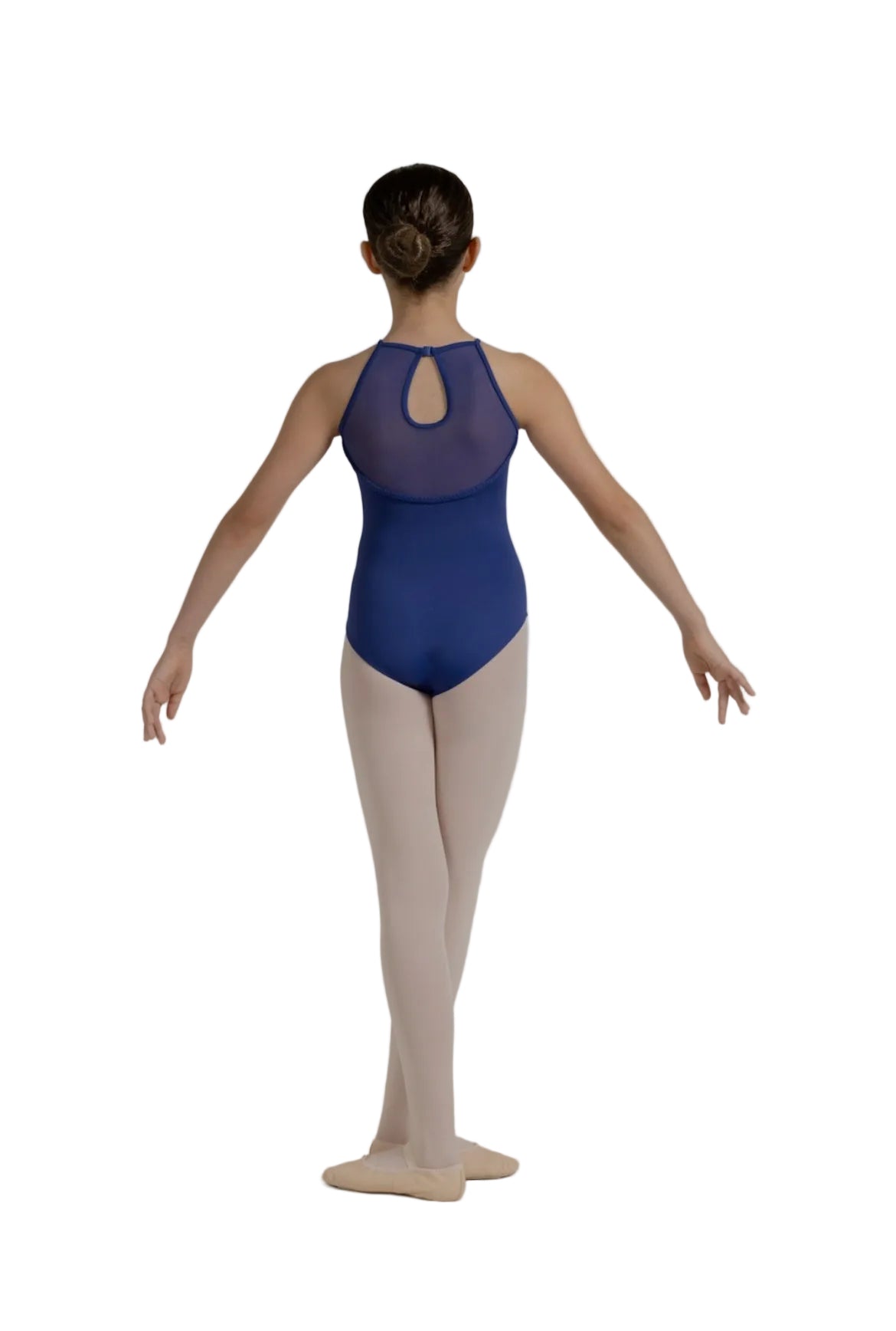 Mirella Miami Girl’s Iris High Neck Braid Detail Leotard