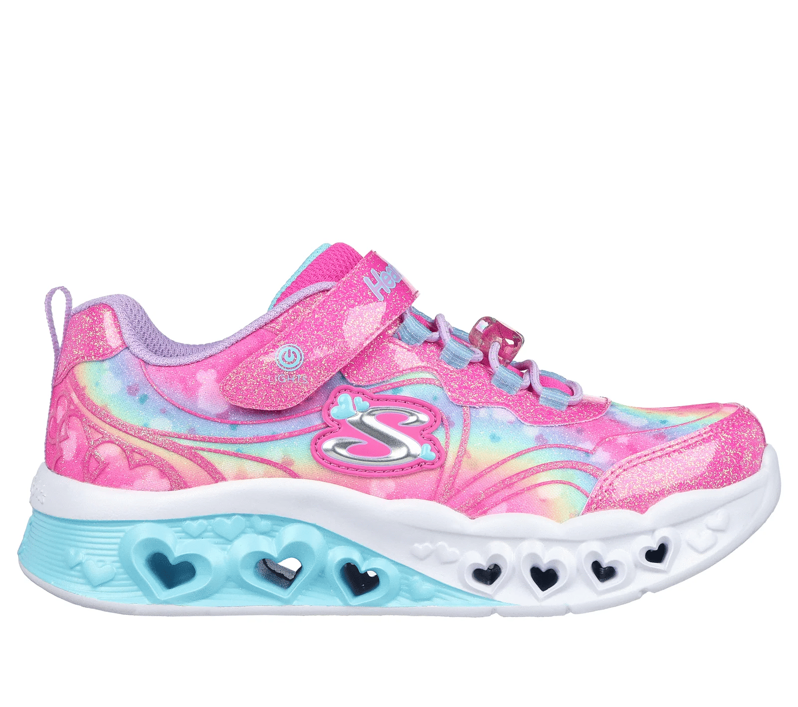 Skechers Flutter Heart Lights Groovy Swirl Shoe Zoo