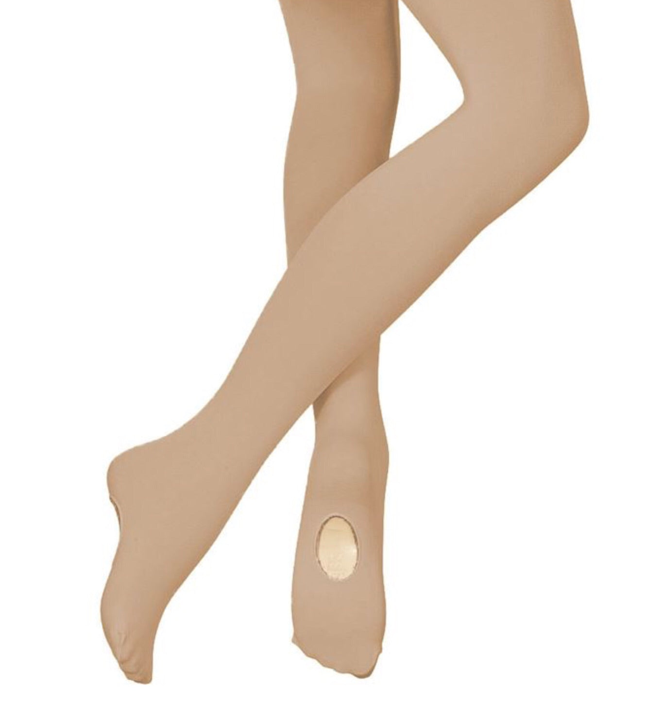 Tendu Adult Tan Convertible Tights