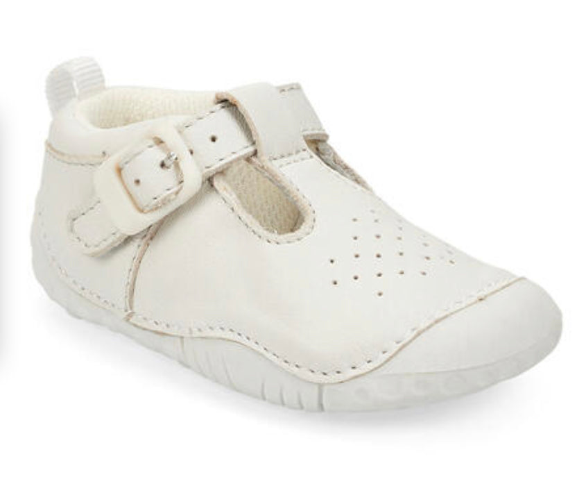 Start Rite Baby Jack White Leather