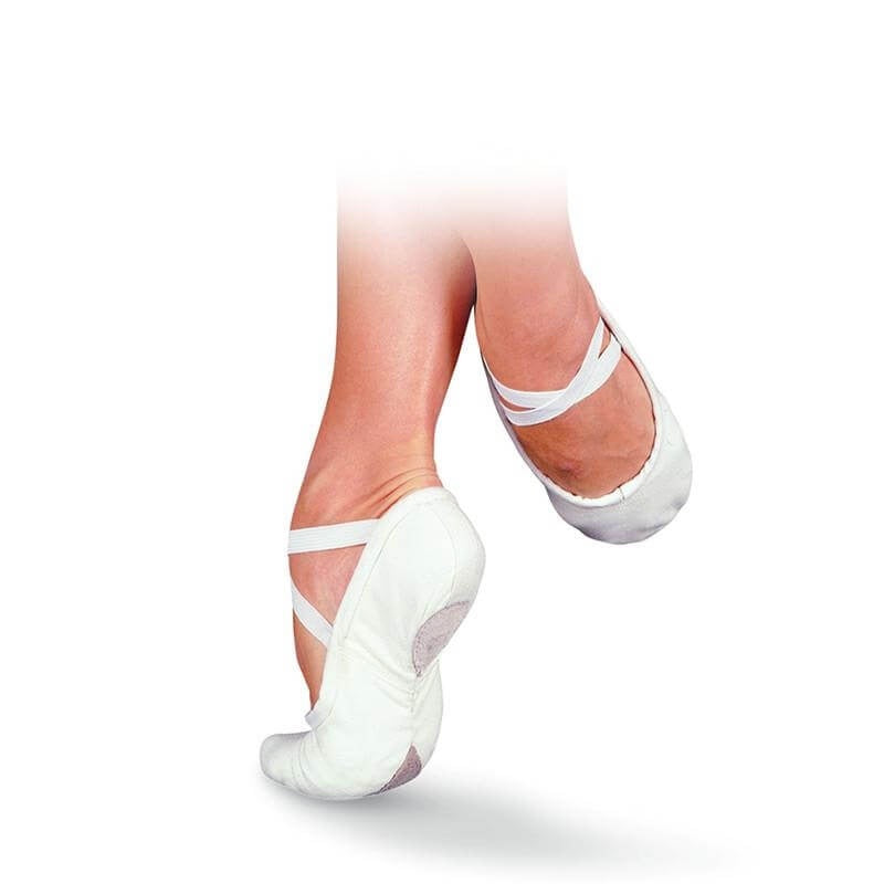 Sansha Silhouette White Canvas Ballet shoe