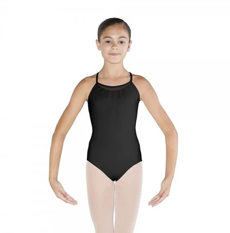 Bloch Girls Pintuck X Back leotard