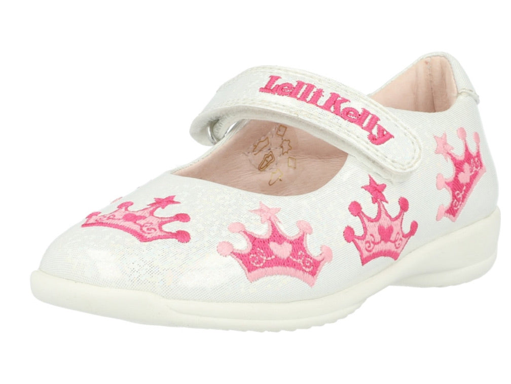 Lelli Kelly Princess White Pearlised