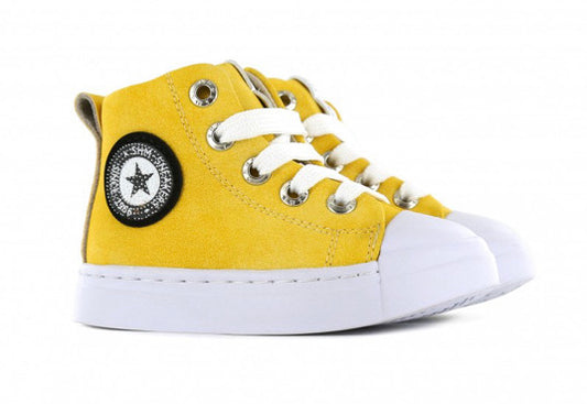 Shoesme Yellow Leather Hi-Tops