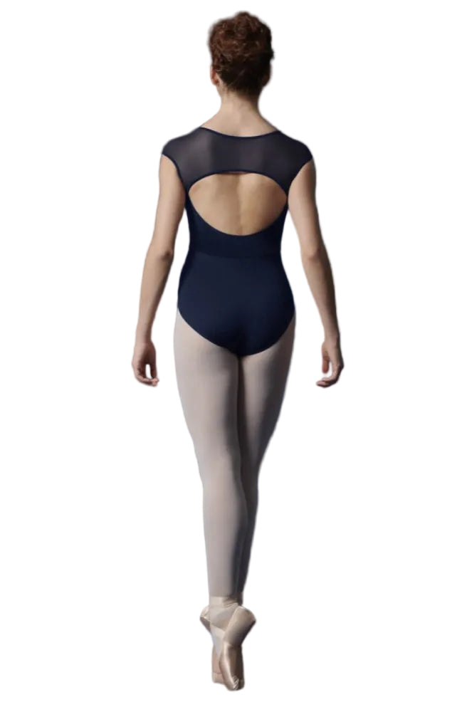 Mirella Velvet Bodice Kyoto Cap Sleeve Leotard