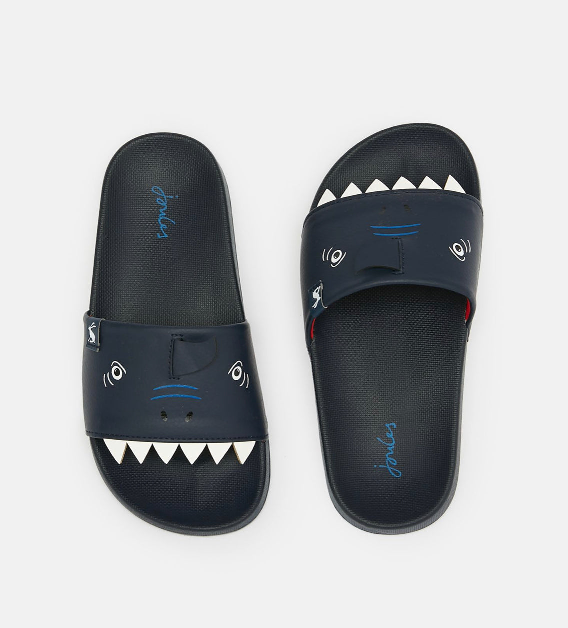 Joules Shark Poolside Sliders