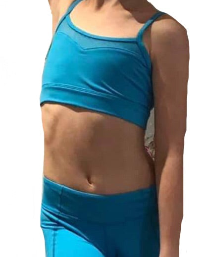 Bloch Mesh Yoke X Back Crop Top