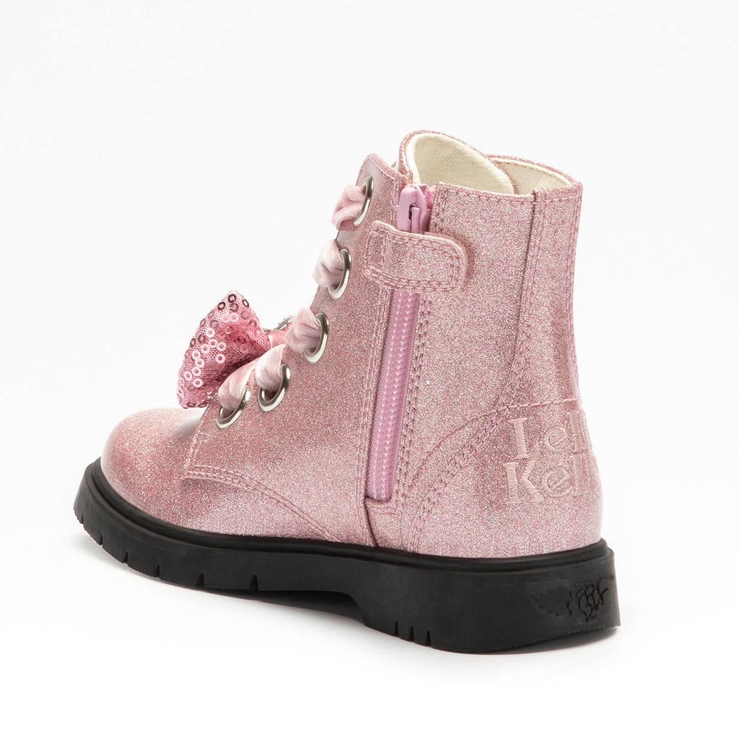 Lelli Kelly Pink Sparkly Bow Boots