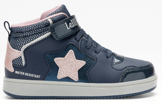 Lelli Kelly Rosa Navy Water Resistant Hi Top Boots