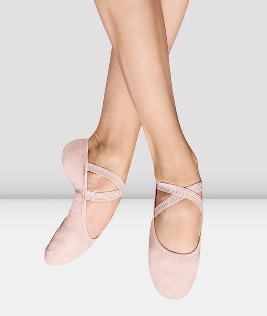 Bloch Performa Pink Canvas Ballet Shoes