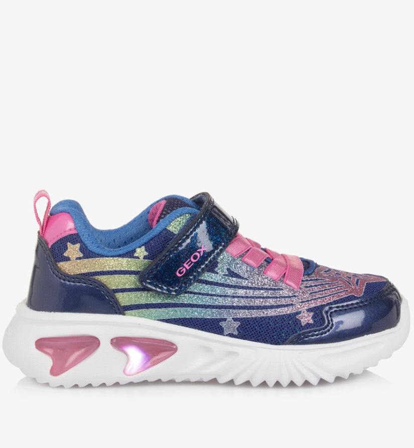 Geox J Assister Girl Light up Trainers