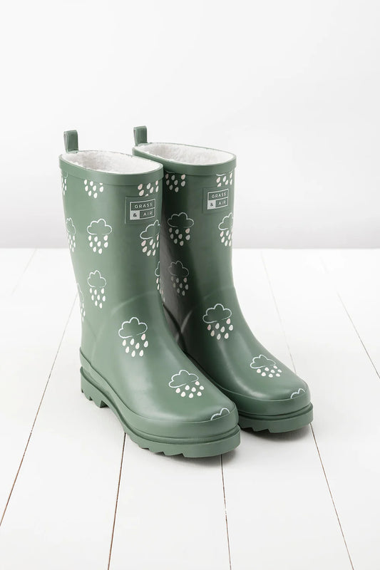 Grass & Air Adults Khaki Colour Changing Wellies