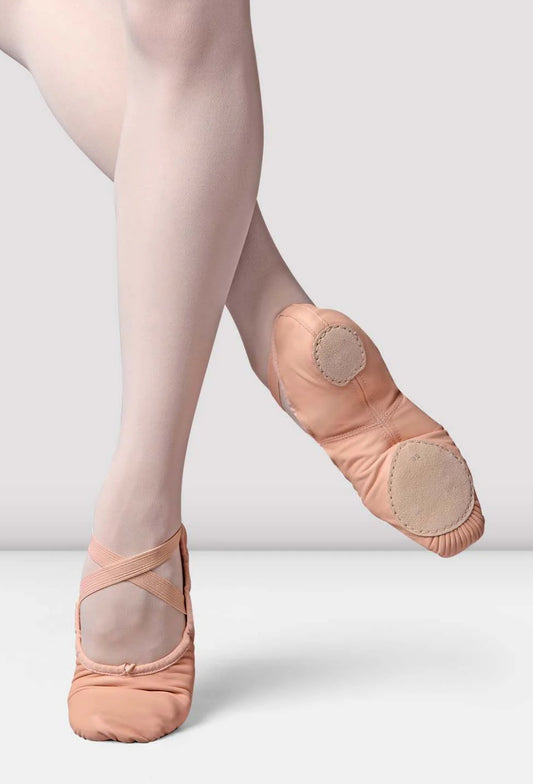 Bloch Precision Pink Leather Ballet Shoes