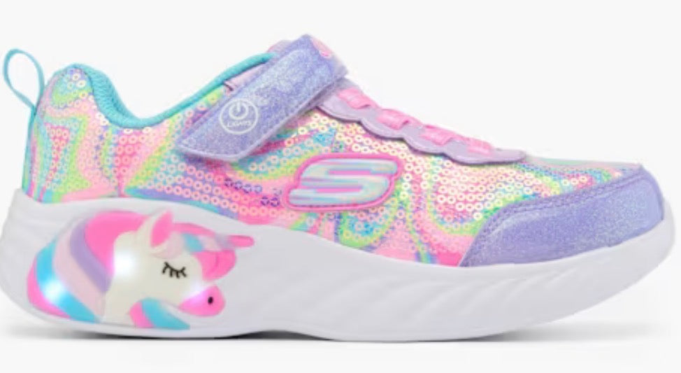 Skechers S Lights Unicorn Dreams Heart Sparkles