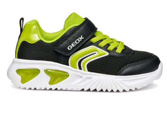 Geox J Assister Light Up Black / Lime