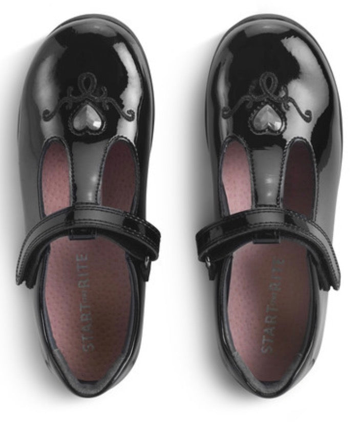 Start Rite Gem Black Patent