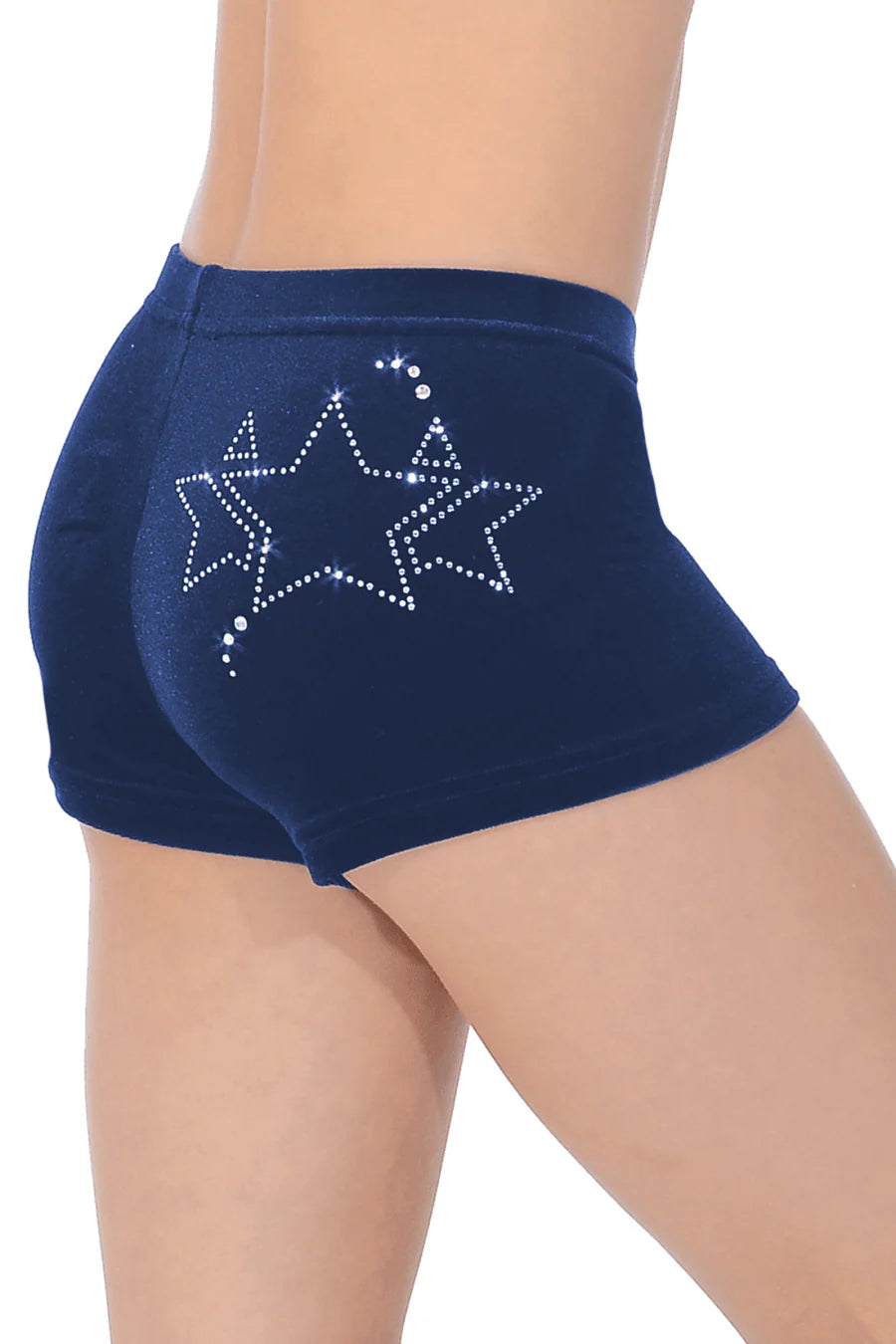 The Zone Navy Star Motif Gymnastics Shorts