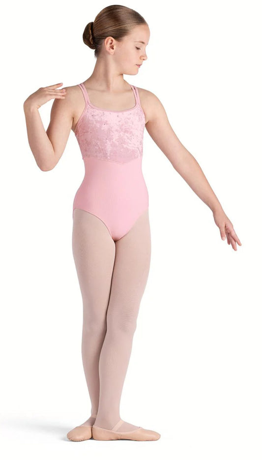 Bloch Pink Evie Double Strap Camisole Leotard