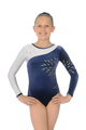 The Zone Navy Eclipse Gymnastics Leotard