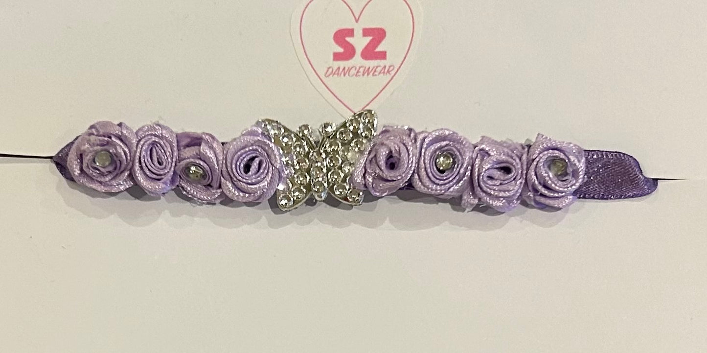 Lilac Butterfly Bunwrap