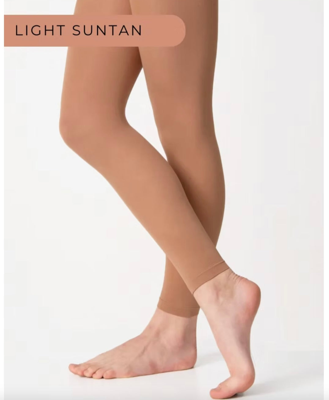 Child’s Silky Intermediate Footless Ballet Tights Light Suntan