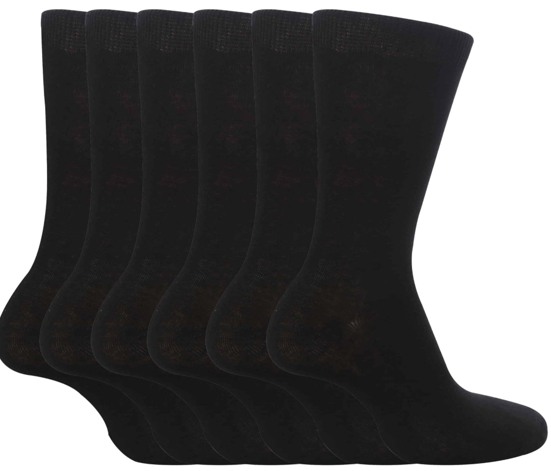 Sock Snob 2 Pack Black School Socks