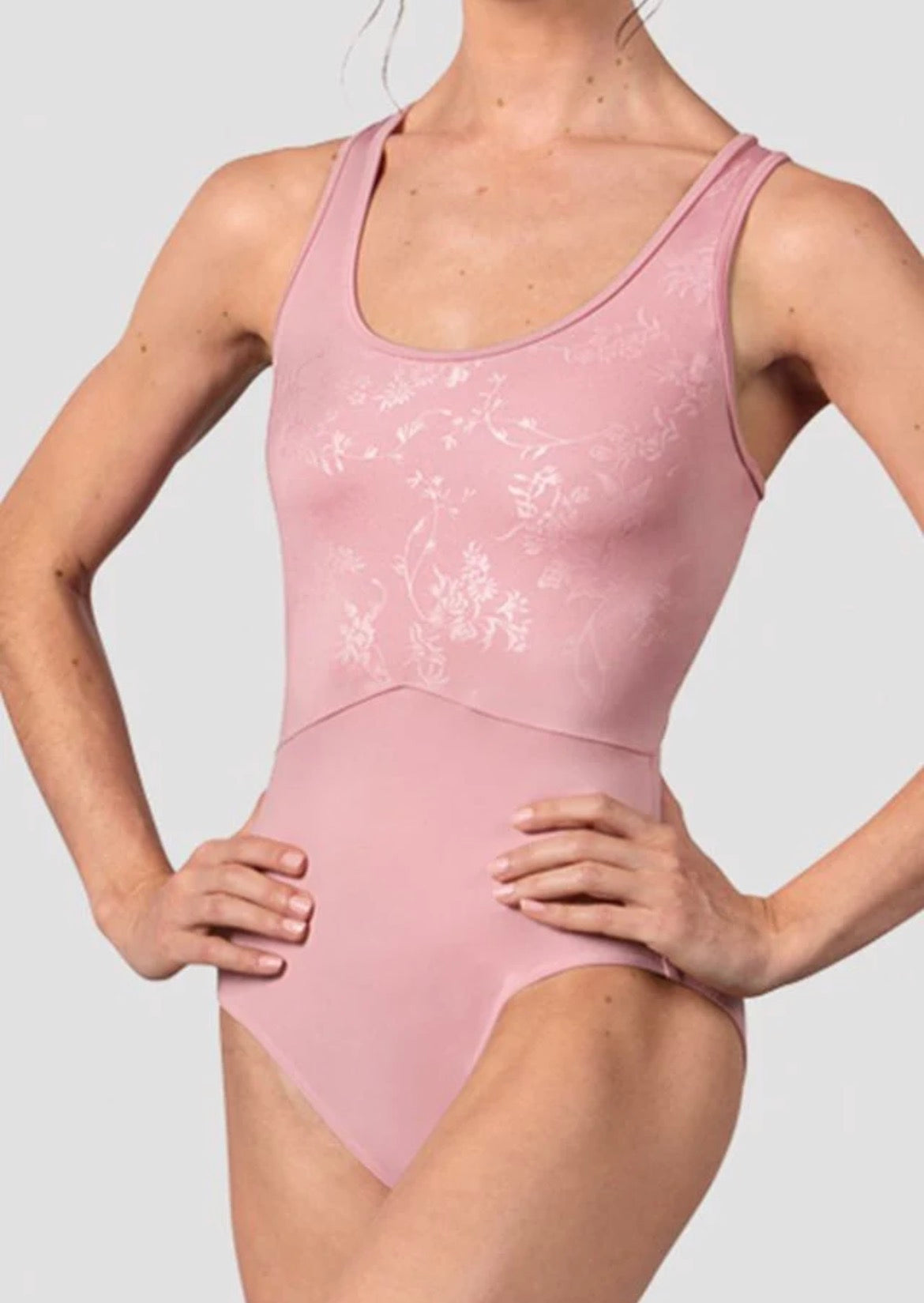 Bloch Girl’s Kira Vintage Pink Cross Back Leotard