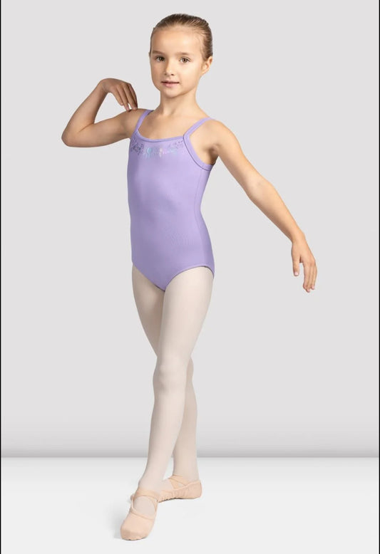 Mirella Lilac Glow Girl Camisole Leotard