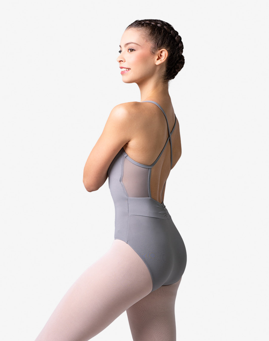 Lulli Grey Asia Camisole Leotard