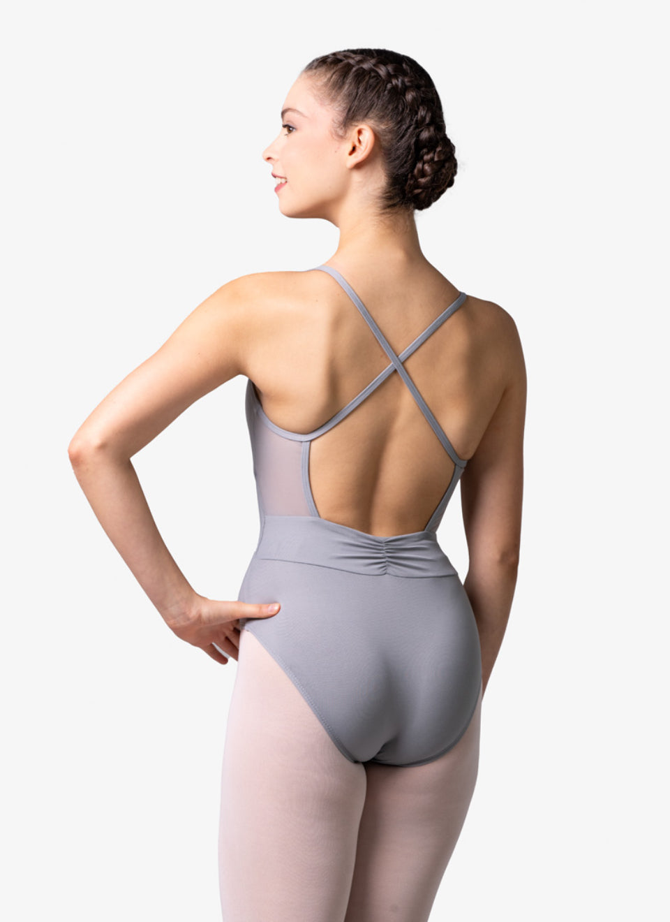 Lulli Grey Asia Camisole Leotard
