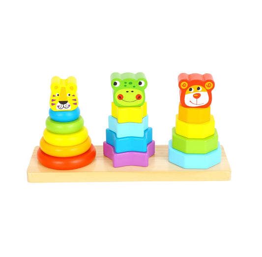 Woody Treasures Wooden Stacking Toys