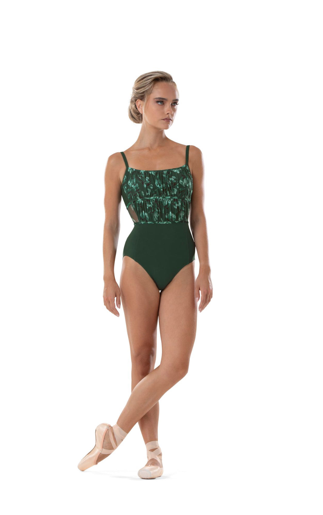 Bloch Tween Floral Top Camisole Leotard