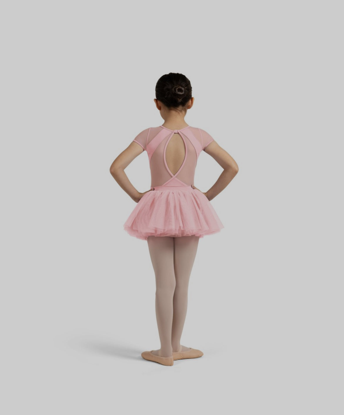 Bloch Tulip Girl’s Pink Embroidered Cap Sleeve Tutu Leotard