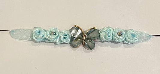 Blue Butterfly Bunwrap