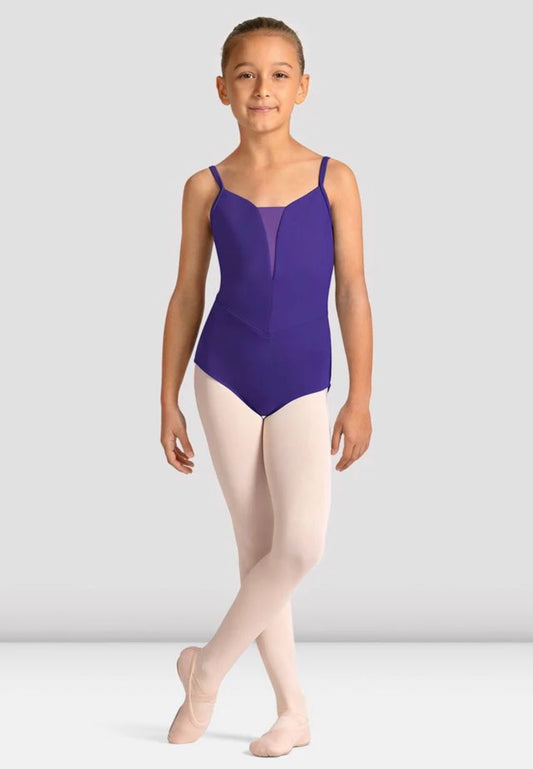 Mirella Girl’s Violet Celestia Camisole Leotard