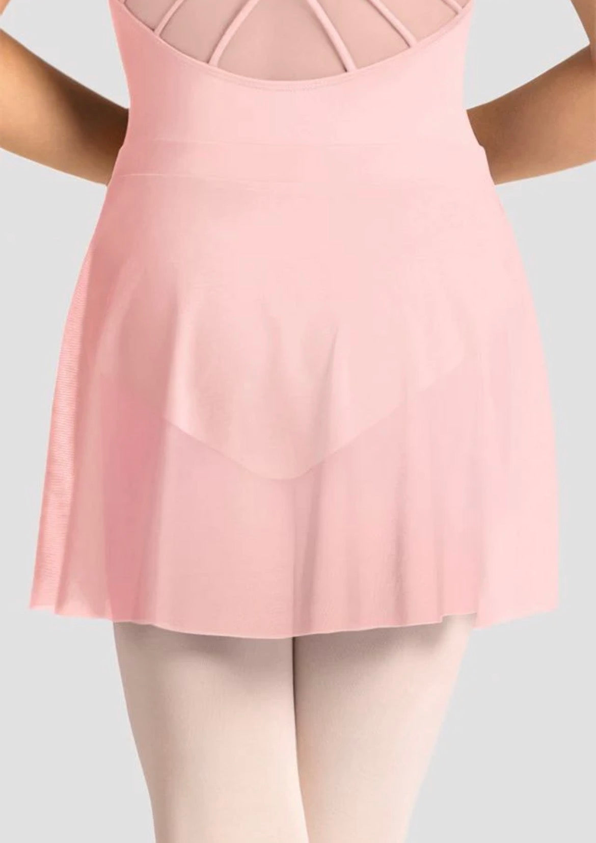 Mirella Girl’s Candy Pink Celestia Mesh Skirt