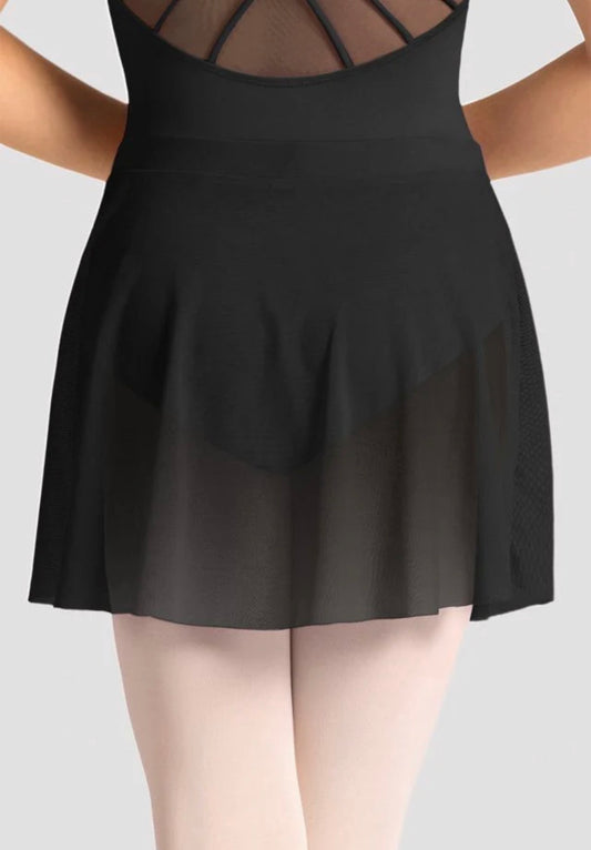 Mirella Girl’s Black Celestia Mesh Skirt