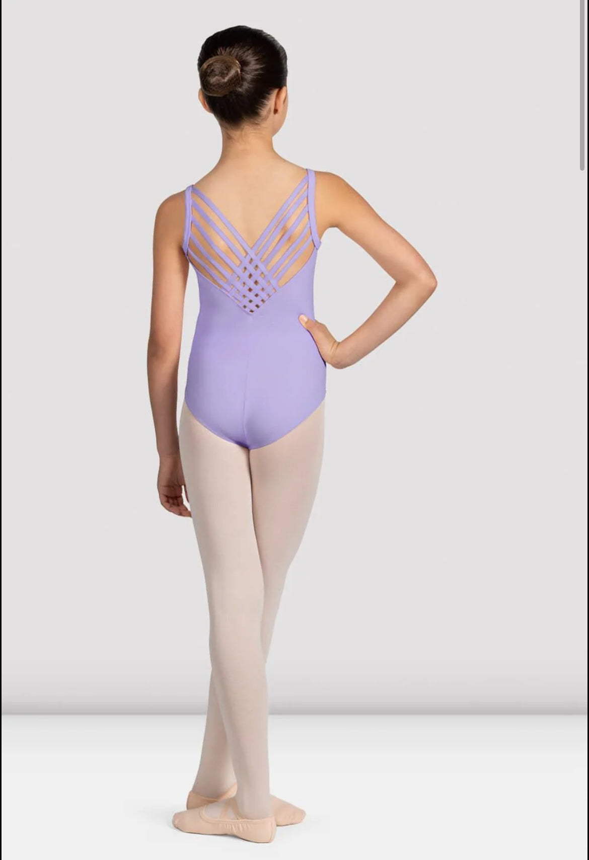 Mirella Lilac V Neck Camisole Leotard