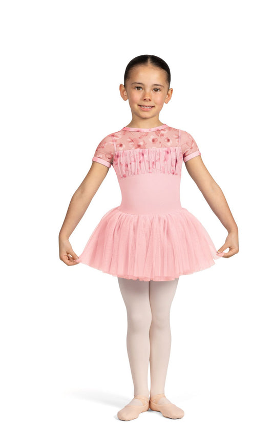 Bloch High Neck Cap Sleeve Tutu Leotard