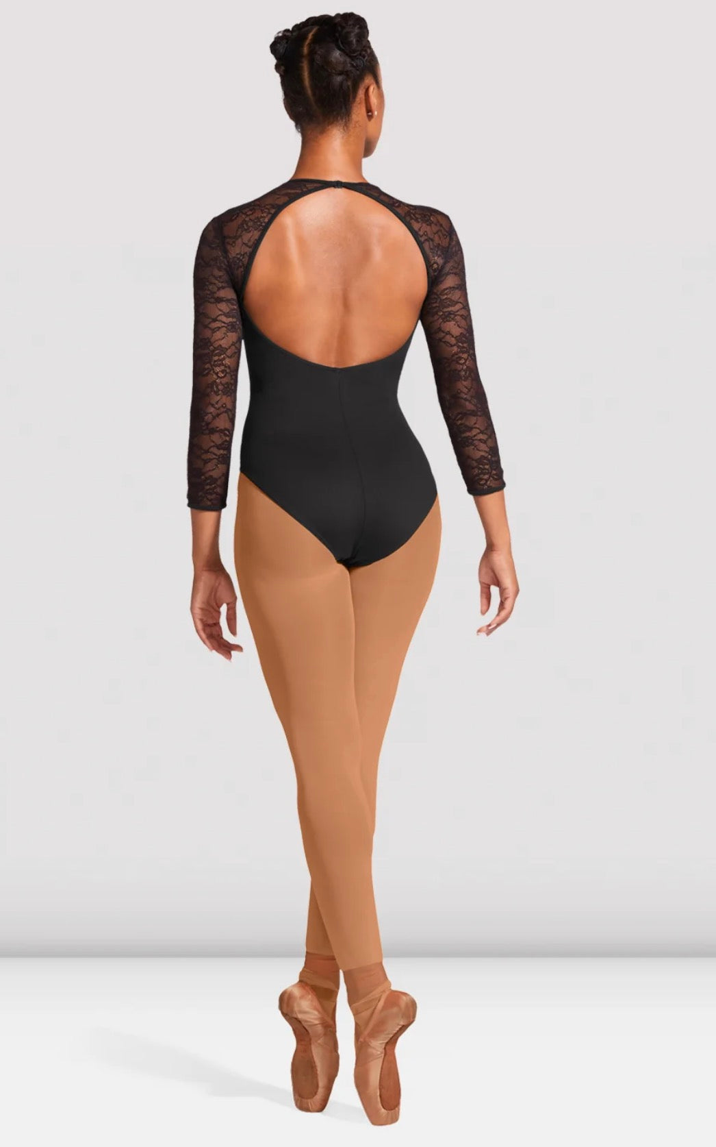 Bloch Black Lace Sleeve Kate Leotard