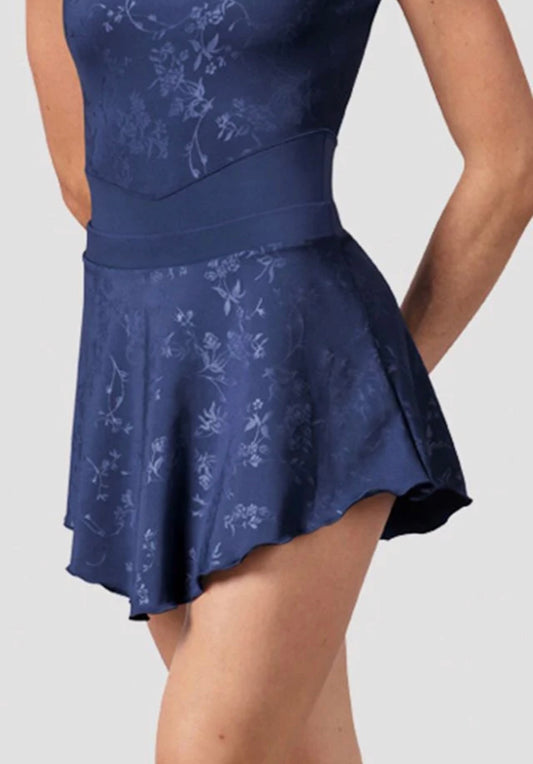Bloch Ladies Eclipse Blue Floral Skirt