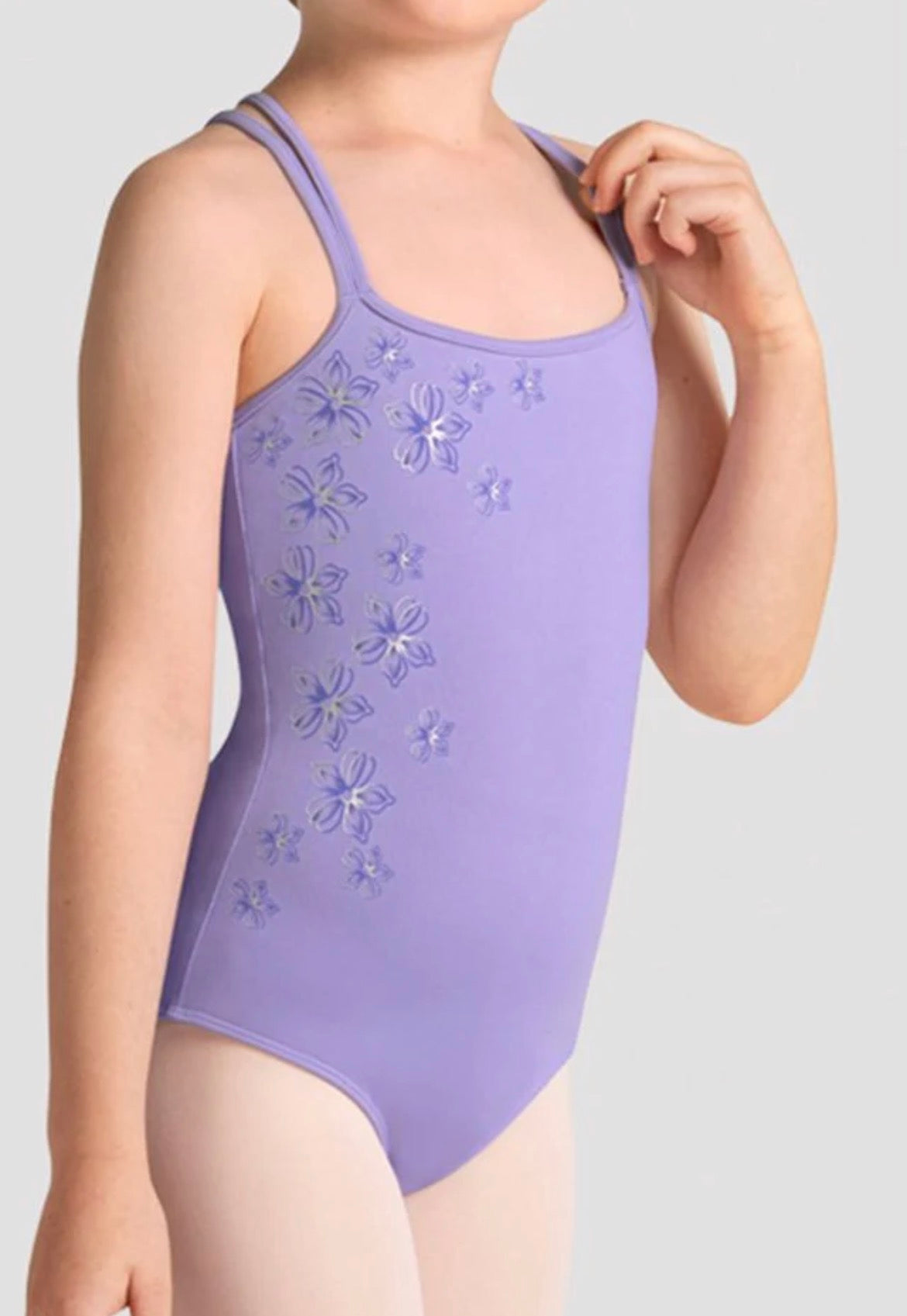 Bloch Girl’s Lilac Jade Cross Back Leotard