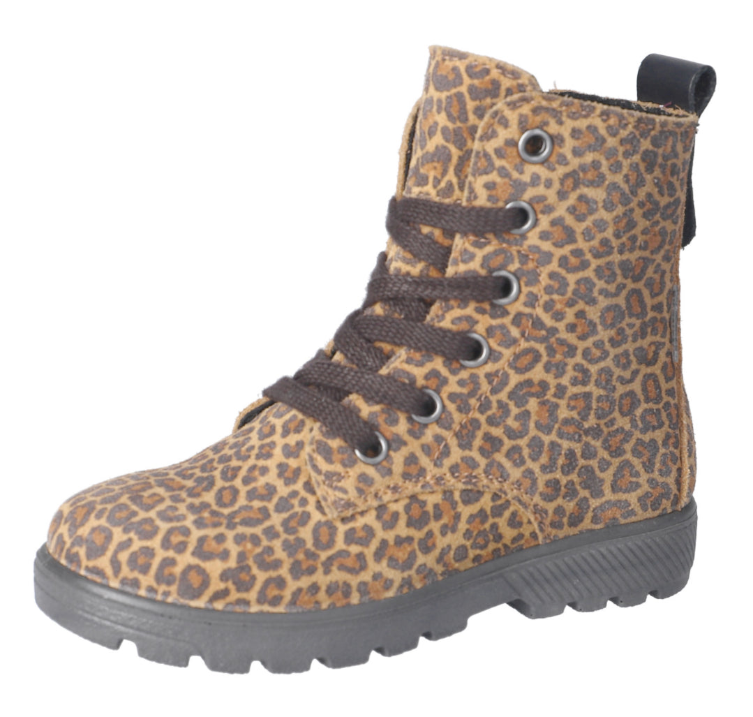 Ricosta Anni Waterproof Leopard Print Boots